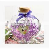 Special Glass Large Heart-shaped Wishing Bottle Creative Storage Bottles
