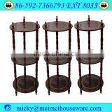 3 Tier Wooden Book Plant Corner Floor Stand thumbnail-1