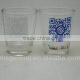 Customized Logo 3oz Color Changing Glass Shot Glass for Promot thumbnail-2