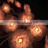 20 Pink Flower Fairy Garden Bedroom String Light thumbnail-4