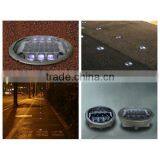 Solar Powered (Charging) LED Cat Eye (Road Stud / Pavement Marker) MS-110(Waterproof IP68 Burial Type Aluminum Alloy)