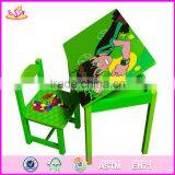 2017 New Design Home / School / Cartoon Wooden Boys Table and Chairs W08G199 thumbnail-5