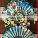 Spanish Style Folding Plastic Fan thumbnail-1