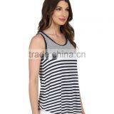 Guangzhou Garment Sublimation Custom Stringer Tank Top Wholesale Plain Loose Tank Top for Women in Bulk thumbnail-5