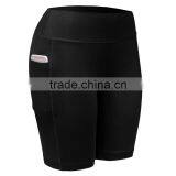 Wholesale Quick Dry Polyester/spandex Women Gym Sport Shorts With Pockets thumbnail-3