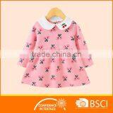 New Style Cartoon Printed Pink Baby Girl Dress thumbnail-1