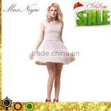 100% Cotton Loose Fashion Designer Korean Fashion A Line Lace Evening Dress thumbnail-1