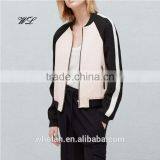 Fashion Womens Bomber Jacket Custom Casual Fitness Womens Coat Outwear thumbnail-1