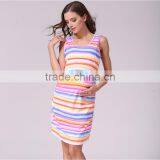 MamaLove Fashion Maternity Clothing Maternity Dress Nursing Clothes Nursing Dresses Breastfeeding Clothes for Pregnant Women thumbnail-3