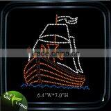 Bling Beatiful Custom Boat Rhinestone Design Iron On Transfer Templates thumbnail-2