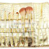 Golden 7 Pieces Of Cosmetics Makeup Brush Set thumbnail-3