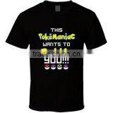 Wholesale Pokemon Go Fashion New Design T Shirt Pikachu Shirt thumbnail-4