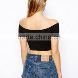 Bardot Crop Top China Products thumbnail-2