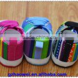 Colorful Stripe Printed Baby Girl's Sportschuhe thumbnail-6
