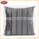 2014 china wholesale grey pleated cushion cover