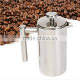 350ml Doublewall Stainless Steel Coffee Plunger French Press Tea Maker thumbnail-2