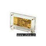 Euro Gold Banknote Acrylic Base thumbnail-1