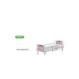 Plate hospital adjustable medical beds with  aluminum guardrail L2100  W950mm