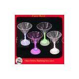 HL-D1411A Custom PS Martini LED Flashing Cups With Tricolor Light