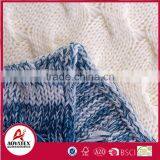 Wholesale 100% Acrylic Cheap Fashion Knit Plaid Travel Blanket thumbnail-4