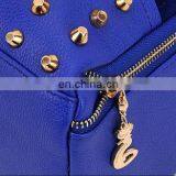Latest Handbag Rivets Leather Women Handbags Ladies 2016 thumbnail-5