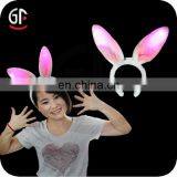 Christmas Led Gift Light up Red Devil Horns Led Headband thumbnail-1