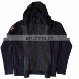 China Supplier Bulk Wholesale Clothing Casual Mens Knitted Hooded Zipper Outwear thumbnail-4