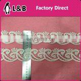 Fashion 2016 Milk Silk Embroidery Lace Trimmings Fancy Embroidery Lace Trim,embroidered Bridal Lace Trim thumbnail-2