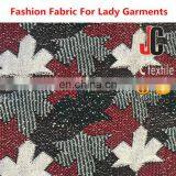 Stretch Fabric Recycled Polyester Rayon Spandex T/R Yarn Dyed Jacquard Stretch Knit Polyester Fabric thumbnail-5