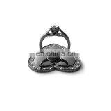 Custom Mobile Phone Diamond Lover Heart Flower Finger Phone Holder thumbnail-2