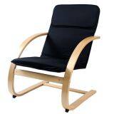 Cheap Affordable North Europe Style Living Room Wood Relax Chair thumbnail-2