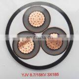 China Cable Manufacturer 11kv 50mm 70mm 95mm 185mm 630mm Xlpe Insulated Pvc Sheathed Power Cable Price thumbnail-4