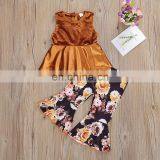 Wholesale of the Latest Children's Boutique Long Sleeves Deep Red Autumn and Winter Suits thumbnail-3