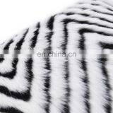 Home Decorative Cushion Faux Fur Micro Plush Throw Pillow Cutting Cover Geometric Figure thumbnail-6