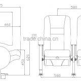 Price Plastic Home Theater Chair for Sale HJ9505-L thumbnail-4