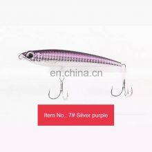 High Quality Pencil Floating Jump Minnow Plastic Jigging Lucana Hard Frog QUAN JI Fishing Lures Set thumbnail-2