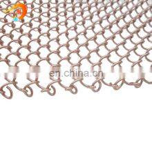 Anping Factory Supply Stainless Steel Metal Ring Mesh for Decorative Curtain