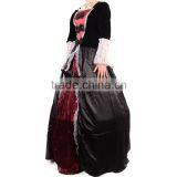 Wholesale Adult Women Queen Of The Vampires Halloween Sexy Fantasy Black Gothic Lolita Dress Cosplay Costume thumbnail-3