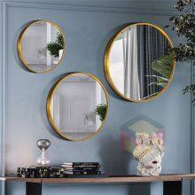 Customized Aluminum Alloy Edge-finished Makeup Mirror, Ultra-clear Glass, Silver Mirror Surface, Wall-mounted Vanity Mirror thumbnail-4