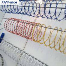 Galvanized PVC Stainless Steel Concertina Razor Barbed Wire Bto-22 Bto-60 Cbt-65 Fencing Wire Price thumbnail-3