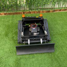 Industrial Grade Cordless Gasoline Engine Cutting Width 800MM Walking Speed 0~6Km/h Radio Control Robot Lawn Mower thumbnail-2