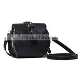 Fashion leather black shoulder handbag crossbody handbag flap casual bags women's bag