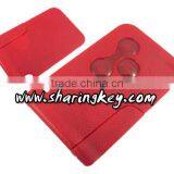 3 Button Remote Smart Card Red Colour for Renault Megana thumbnail-1