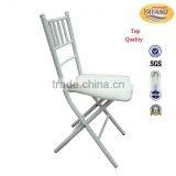 Wholesale Portable Folding Padded White Chiavari Chair thumbnail-4
