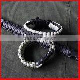 Fashion Stainless Steel Gold Clasp 550 Custom Paracord Bracelet thumbnail-5