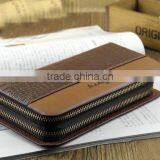 Zipper Purse Fashion Pu Leather Money Clip Wallet thumbnail-3