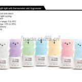 Baby Night Light With 7color &thermometer
