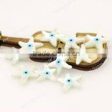 Hot Sale Nature White Sea Star Shape Mother of Pearl MOP Shell Eyes With Factory Price thumbnail-3