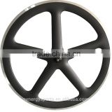 Carbon with alloy brake 5-spoke wheel Both Track & Road AC5
