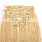 Cheaper Remy Human Hair Clip In Hair Extensin, Stocks High Quality Clip In Hair Extension thumbnail-4